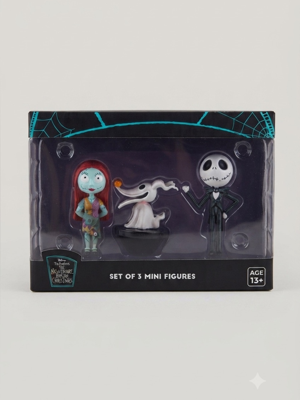Disney Nightmare Before Christmas CultureFly Jack Sally Zero Mini Figure 3 Set N